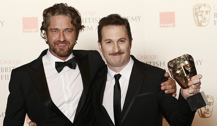 Bafta 2011: Winners : Baftas 2011 - Gerard Butler and Darren Aronofsky