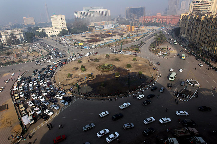 egypt day 21: Traffic goes back to normal on Tahrir Square