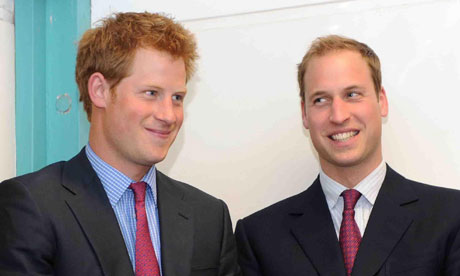 Prince+william+and+prince+harry+2011