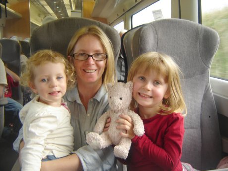 On the train to London, July 2010, Frances Buchanan
