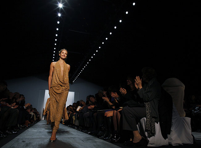 New York Fashion 160211: Models present creations from the Michael Kors Fall/Winter 2011 collection 