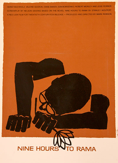 Saul Bass: Nine Hours To Rama poster