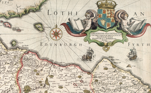Lothian map 1610