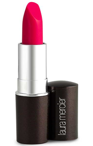 key trends: Bright lips: Laura Mercier Gel Lip Colour in Hibiscus Bloom