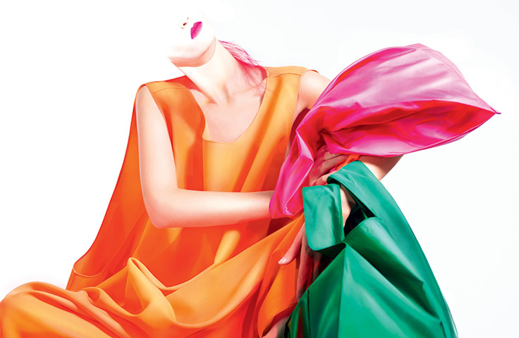 key trends: Bright lips: Jil Sander advert