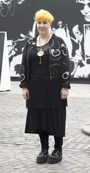 London fashion week : London fashion week: street style Sarah Arnesean