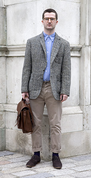 London fashion week : London fashion week: street style, Dan Hasby-Oliver