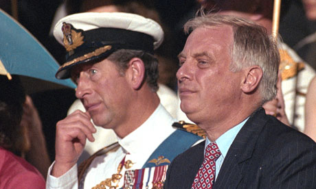 Prince Charles and Former Governor Chris Patten at the 1997 Hong Kong Handover Ceremony