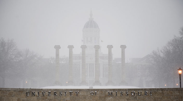 US White Out: The empty University of Missouri