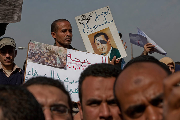 Sean Smith in Cairo: Protestors and demonstrators crowd Tahrir Square