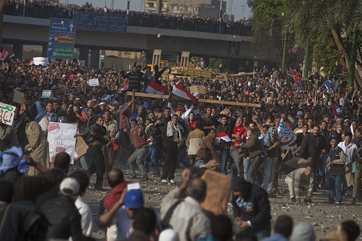 Sean Smith in Cairo: Anti and pro government demonstrations in Cairo
