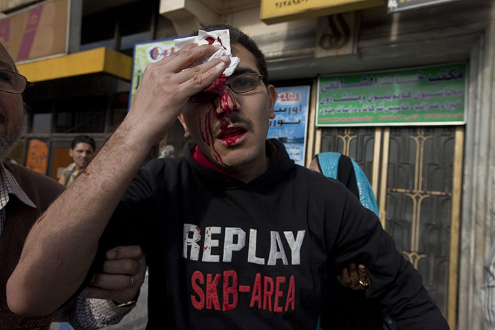Sean Smith in Cairo: Anti and pro government demonstrations in Cairo