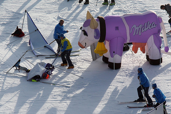 24 hours: Garmisch-Partenkirchen, Germany: Alpine FIS Ski World Championships