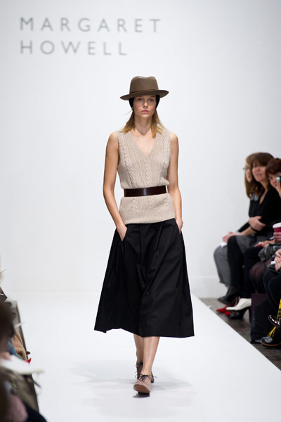 London Fashion Week : Margaret Howell Runway 