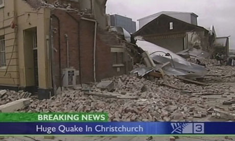 New Zealand earthquake damage