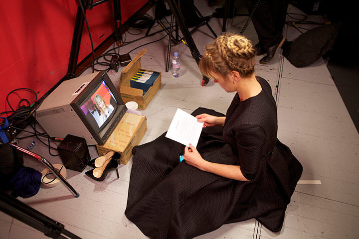 week in pics: Bowman: Edith Bowman backstage