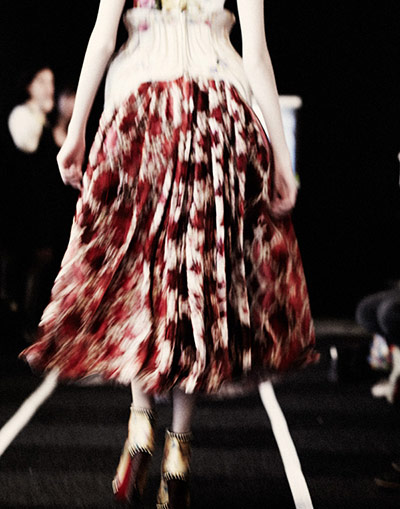 LFW: Mary Katrantzou: Backstage a Mary Katrantzou's LFW 2011 show