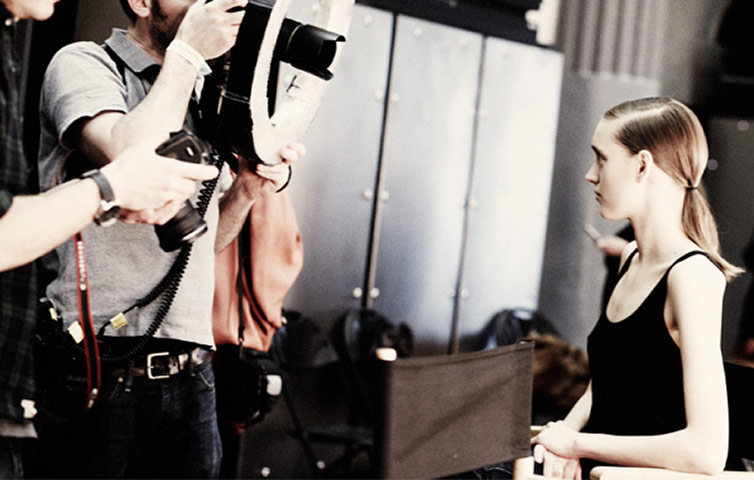 LFW: Mary Katrantzou: Backstage a Mary Katrantzou's LFW 2011 show