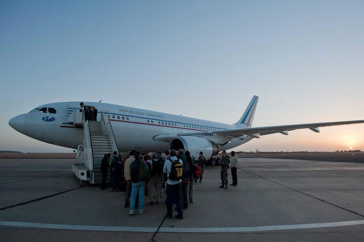 libya: Evacuation of French nationals from Libya