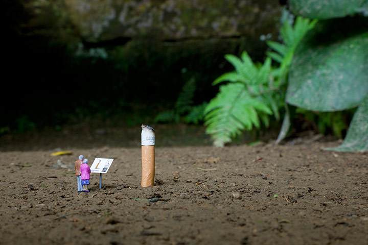 miniature sculpture: Slinkachu’s Relics