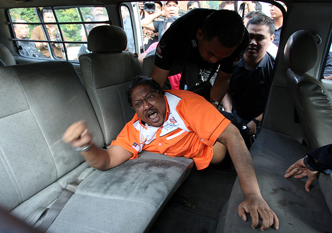 24 hours in pictures: Leader of Malaysia's Hindu Rights Action Force, Jayathas
