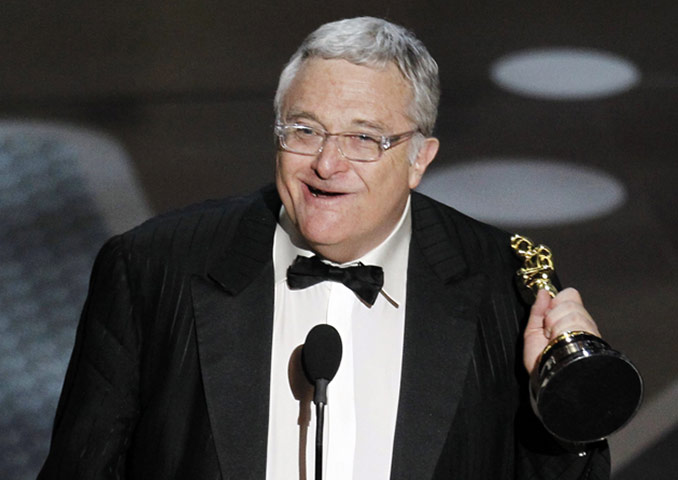 Oscars 2011: winners: Randy Newman accepts his Oscar
