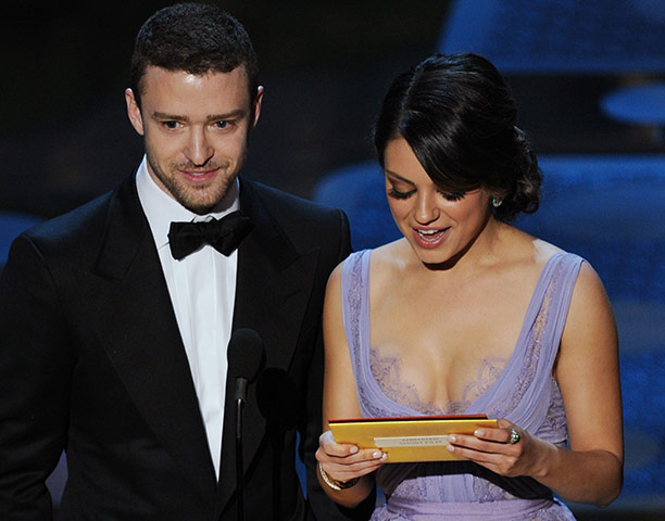 oscars: Justin Timberlake and Mila Kunis