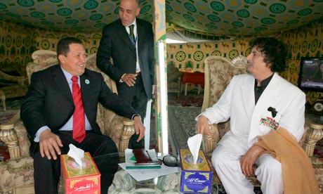 hugo chavez gaddafi