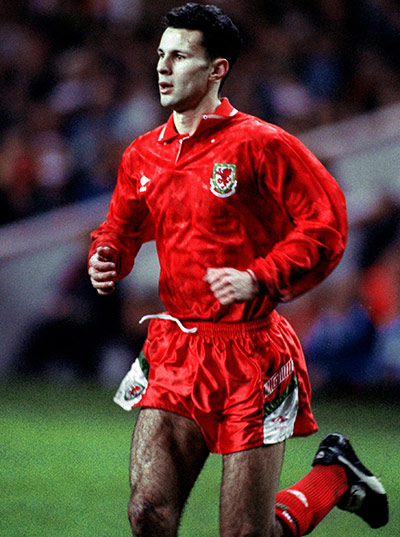 Giggs 20 Years: Ryan Giggs first cap for Wales in October 1991