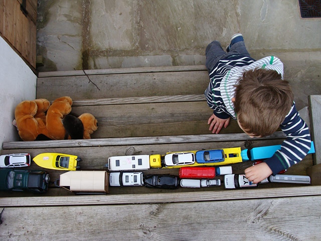 In pictures: play: toy car traffic jam