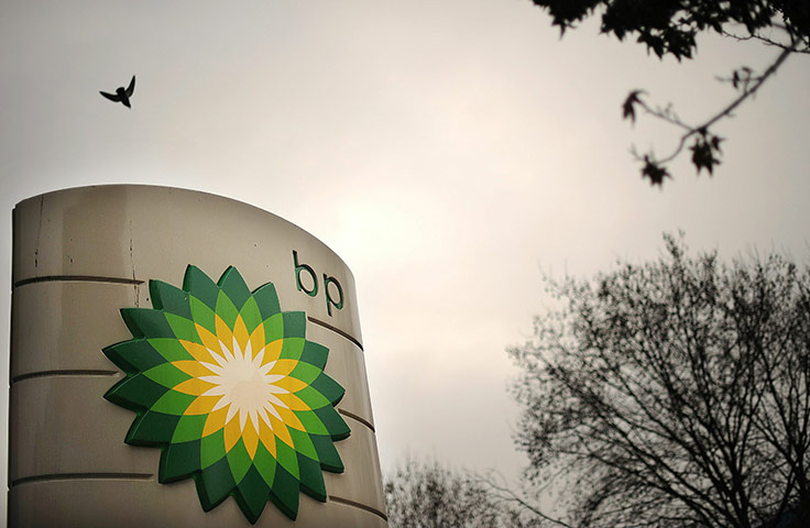 Week in Business: BP logo at a petrol station in central London