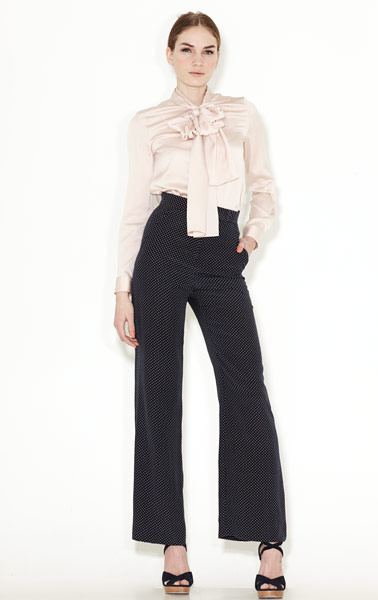 Line-up: Blouses: Pussy-bow blouse