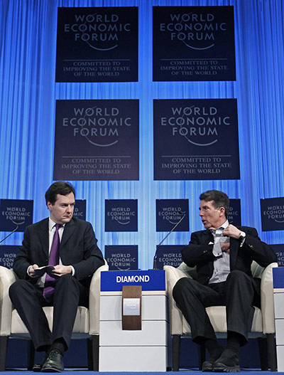 Week in Business: George Osborne and Bob Diamond at the World Economic Forum in Davos