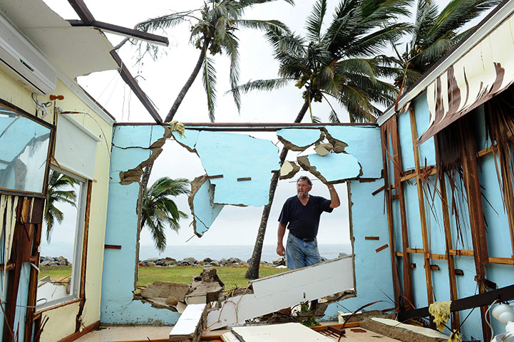 Cyclone Yasi: The aftermath of Cyclone Yasi after it hit Queensland