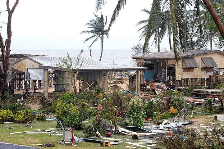 Cyclone Yasi: The aftermath of Cyclone Yasi after it hit Queensland