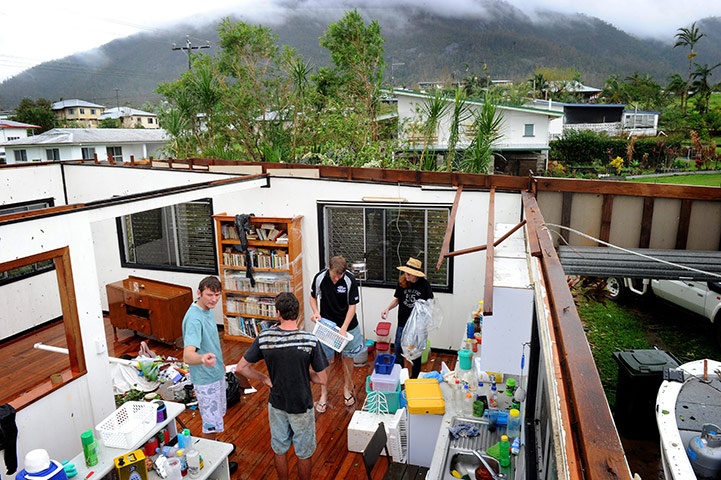 Cyclone Yasi: The aftermath of Cyclone Yasi after it hit Queensland