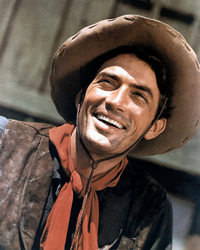 10 best: cowboys: Gregory Peck