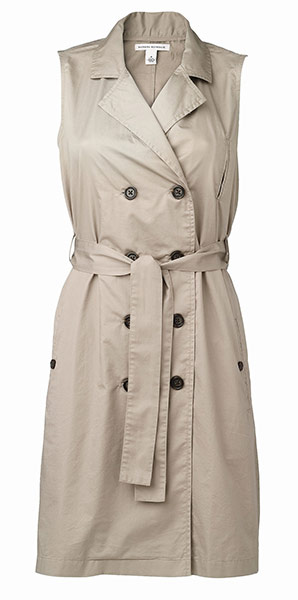Key trends: spring coats: Sleeveless trench