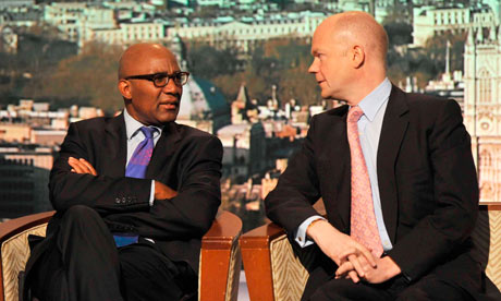 William Hague, Trevor Phillips, Andrew Marr show