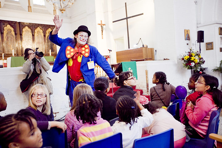 Annual clowns gathering: Annual clowns gathering in Dalston 