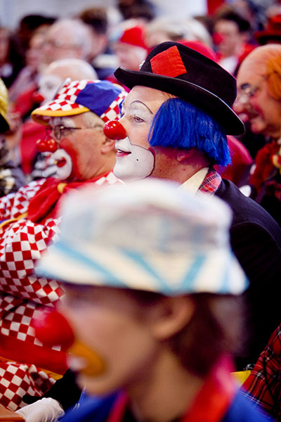 Annual clowns gathering: Annual clowns gathering in Dalston 
