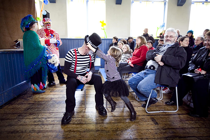 Annual clowns gathering: Annual clowns gathering in Dalston 