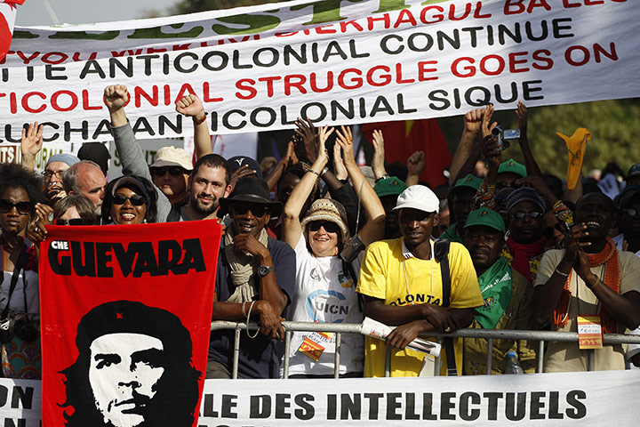 Social Forum: People react as Bolivia's President Evo Morales