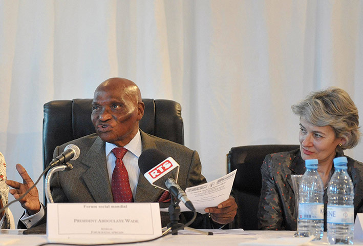 Social Forum: Senegalese president Abdoulaye Wade