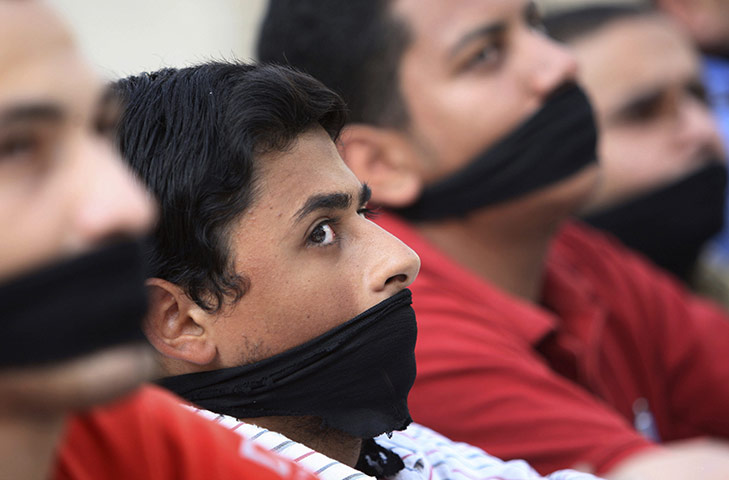 Muslim brotherhood: University students from the Muslim Brotherhood in 2008