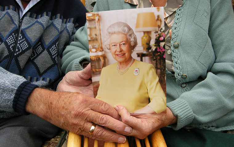 In pictures: affection: card from the Queen