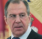 Russian foreign minister Sergey Lavrov