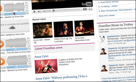 Guardian content is included on Anna Calvi's SXSW listings page