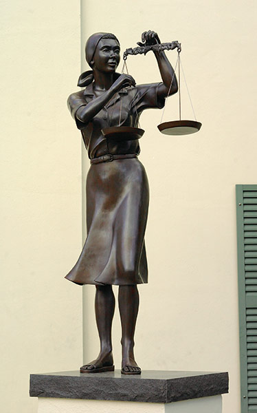 Representing Justice: 10 - Lady of Justice, USVI