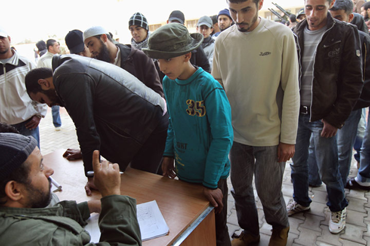 Libya unrest continues: A boy is told he is too young